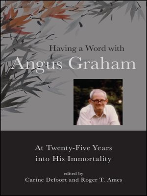 cover image of Having a Word with Angus Graham